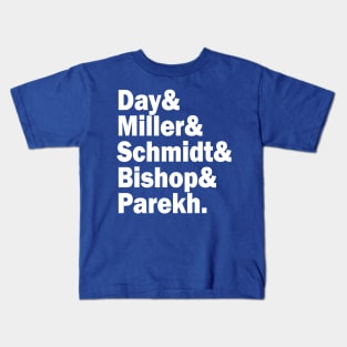 New Girl Squad Last names. Kids T-Shirt